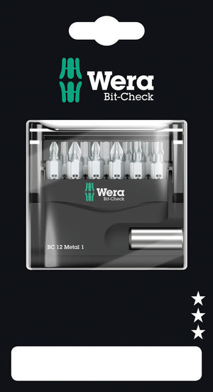 Wera Bit-Check 12 Metal 1 SB 05136393001