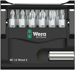 Wera Bit-Check 12 Wood 2 05057422001