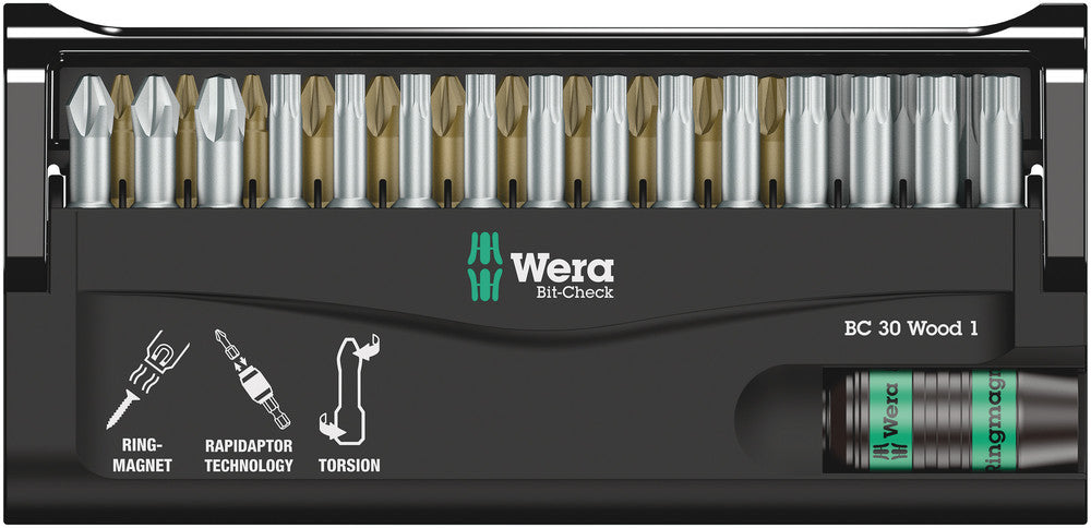 Wera Bit-Check 30 Wood 1 05057433001
