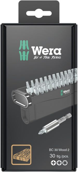 Wera Bit-Check 30 Wood 2 SB 05057438001