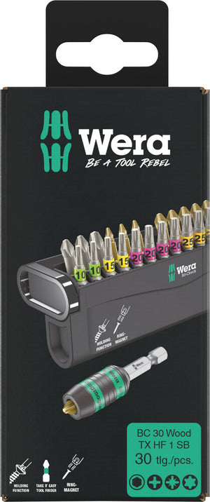 Wera Bit-Check 30 Wood TX HF 1 SB 05057437001