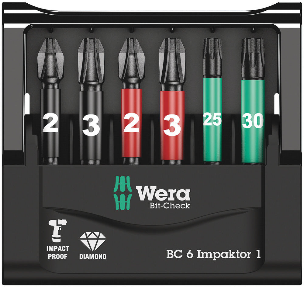 Wera Bit-Check 6 Impaktor 1 05057695001
