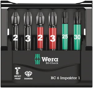 Wera Bit-Check 6 Impaktor 1 05057695001