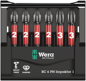 Wera Bit-Check 6 PH Impaktor 1 05057691001