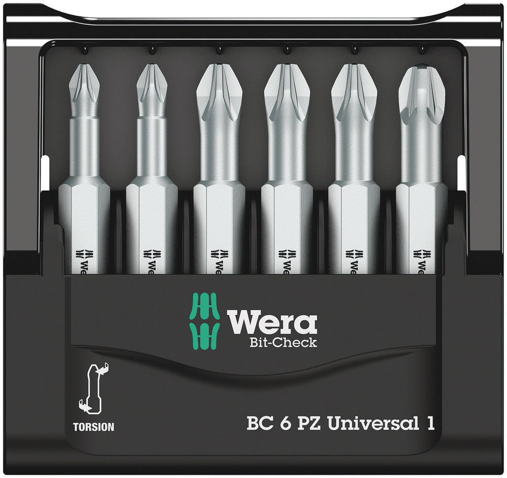 Wera Bit-Check 6 PZ Universal 1 05056471001
