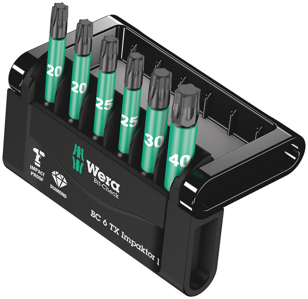 Wera Bit-Check 6 TX Impaktor 1 05057693001