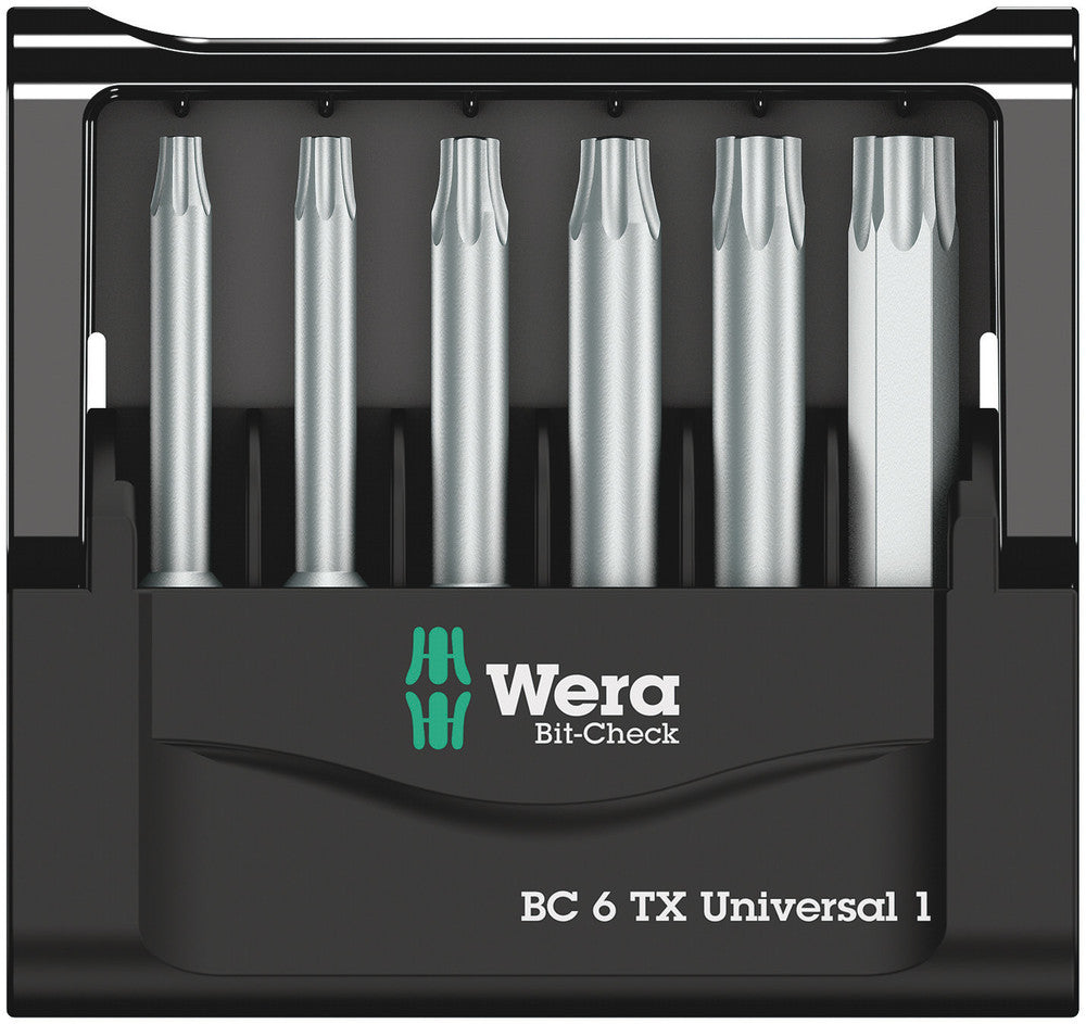 Wera Bit-Check 6 TX Universal 1 05056472001
