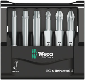 Wera Bit-Check 6 Universal 2 05056473001