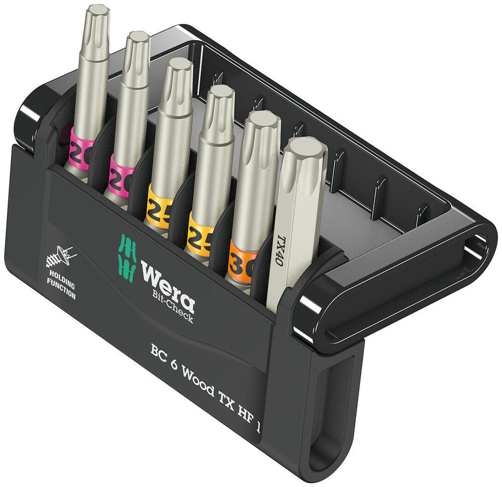 Wera Bit-Check 6 Wood TX HF 1 05056470001