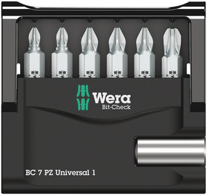 Wera Bit-Check 7 PZ Universal 1 05056296001