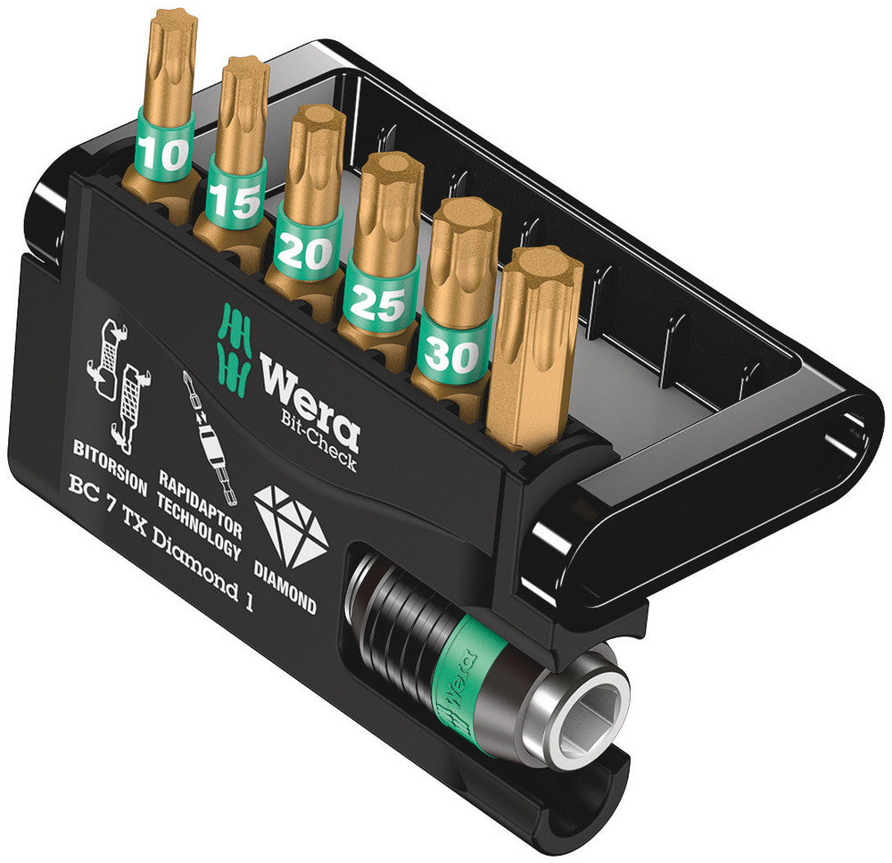 Wera Bit-Check 7 TX Diamond 1 05057415001