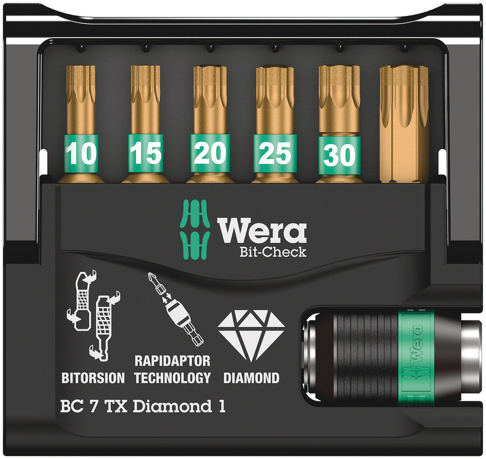 Wera Bit-Check 7 TX Diamond 1 05057415001