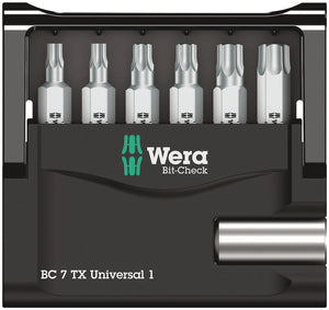 Wera Bit-Check 7 TX Universal 1 05056294001