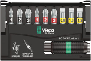 Wera Bit-Check 10 BiTorsion 1 05056374001