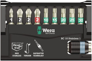 Wera Bit-Check 10 Stainless 1 SB 05073630001