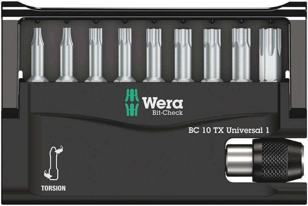 Wera Bit-Check 10 TX Universal 1 05056164001