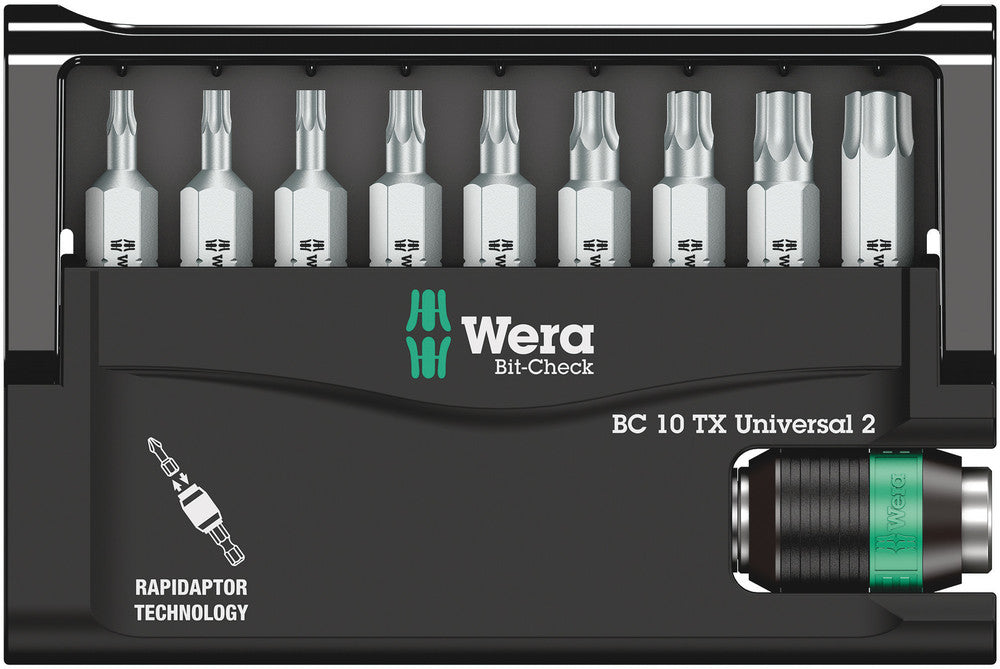 Wera Bit-Check 10 TX Universal 2 05057115001