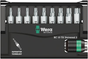 Wera Bit-Check 10 TX Universal 2 05057115001