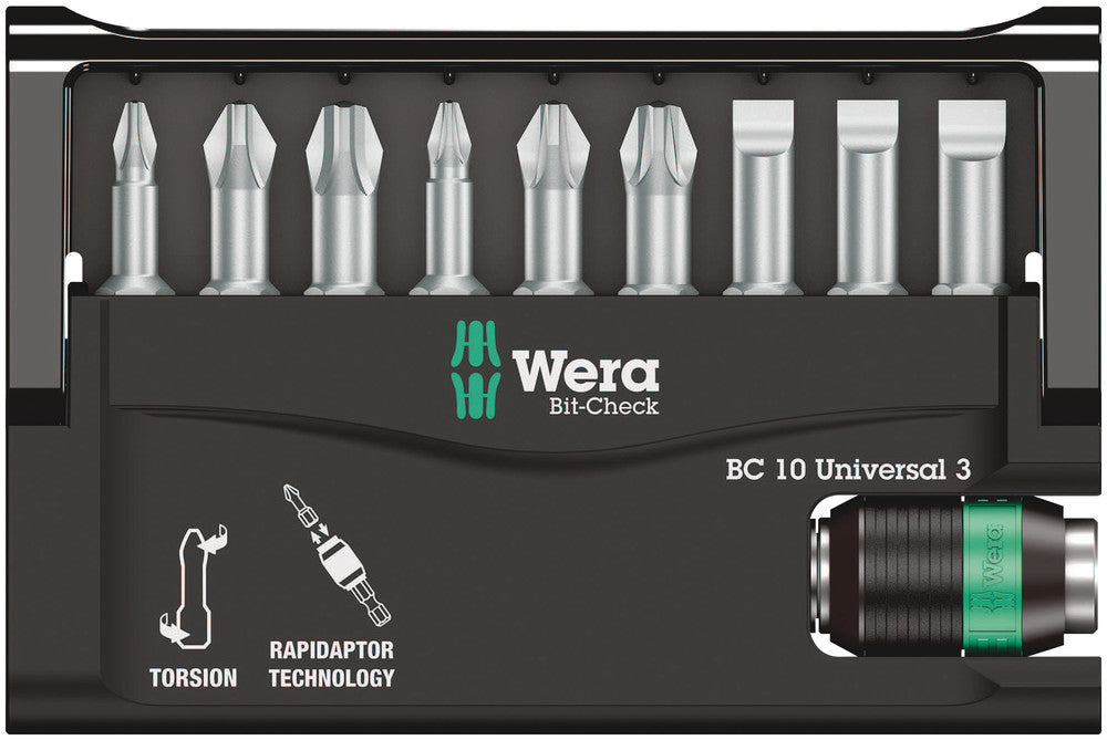 Wera Bit-Check 10 Universal 3 05056375001
