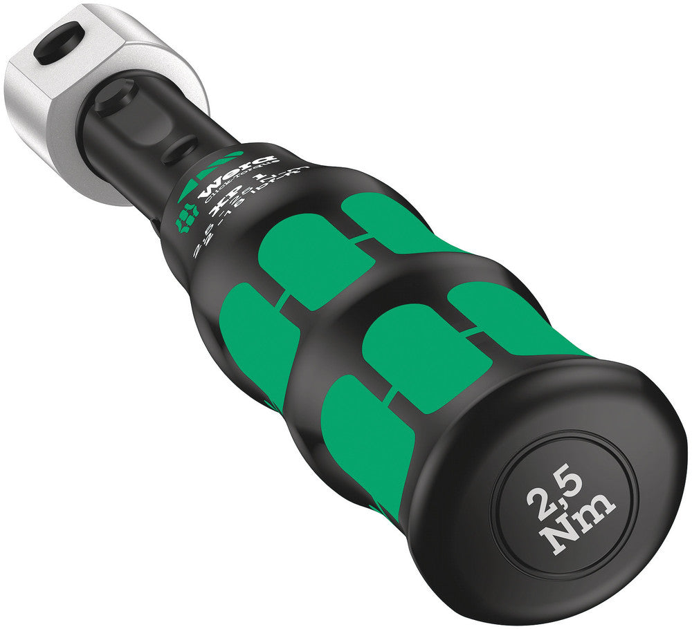 Wera Click-Torque XP 1 pre-set adjustable torque wrench for insert tools, 2.5-25 Nm, 2.5 Nm 05075670010