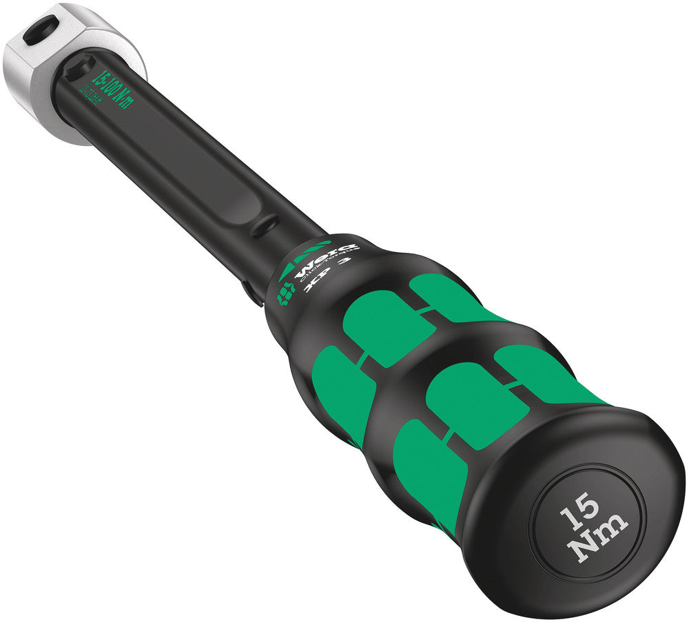 Wera Click-Torque XP 3 pre-set adjustable torque wrench for insert tools, 15-100 Nm, 15 Nm 05075672001