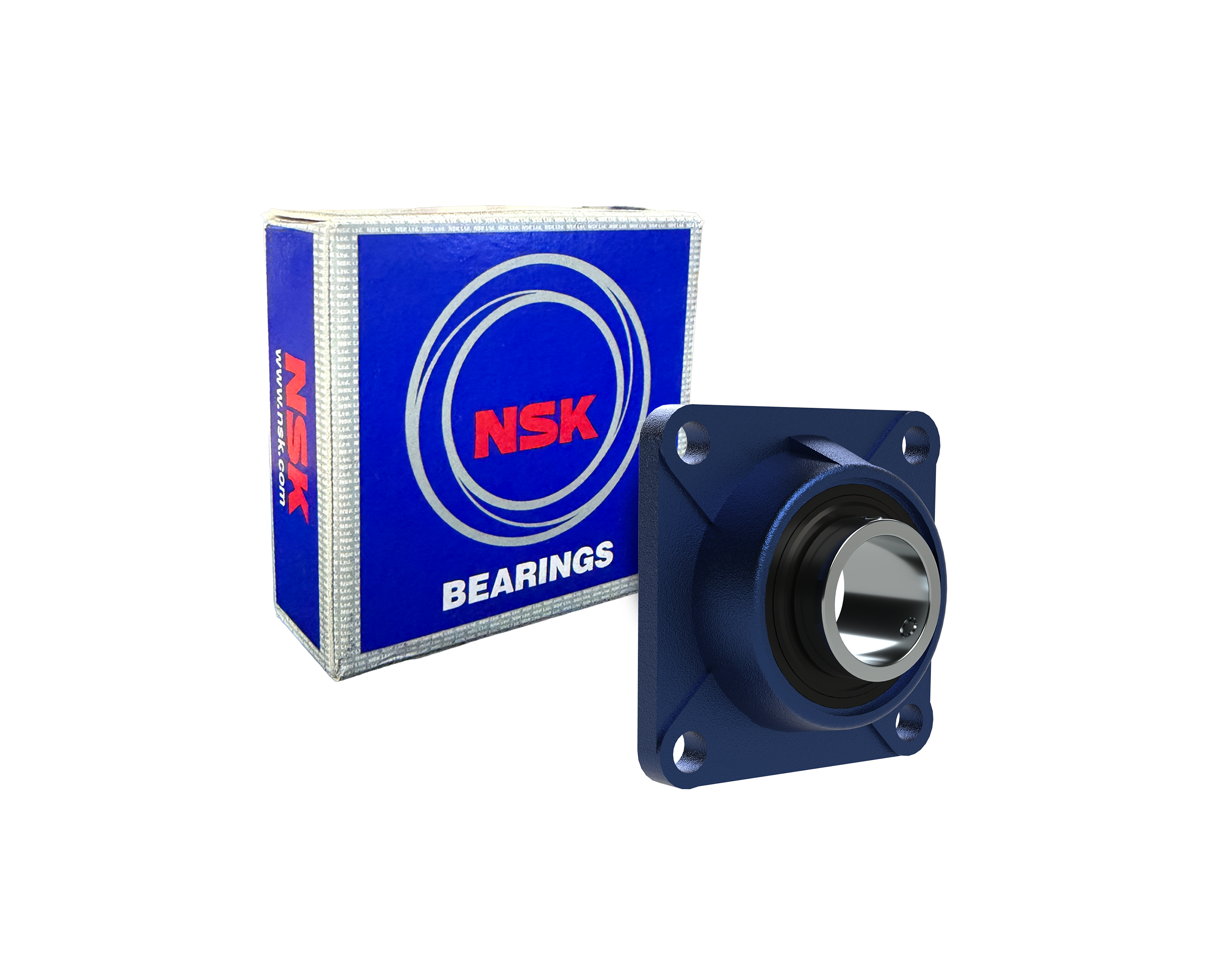 NSK UELF205 Flanged Housing Unit - 25 mm ID