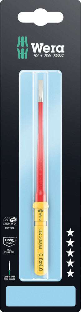 Wera Kraftform Kompakt VDE 3060 iS Take it easy SB, Edelstahl 05006578001