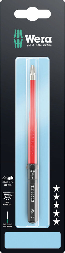 Wera Kraftform Kompakt VDE 3065 iS PZ Take it easy SB, stainless steel 05006583001