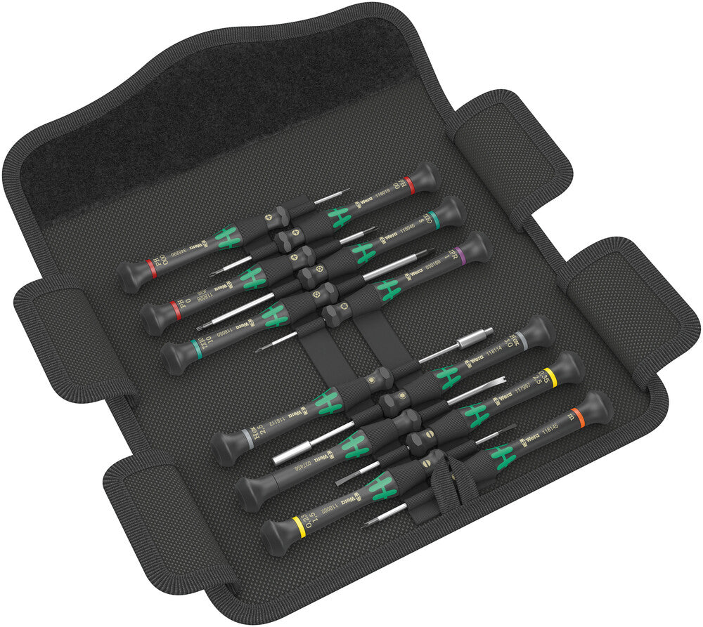 Wera Kraftform Micro 12 Electronics 1 Screwdriver set for electronic applications 05073677001