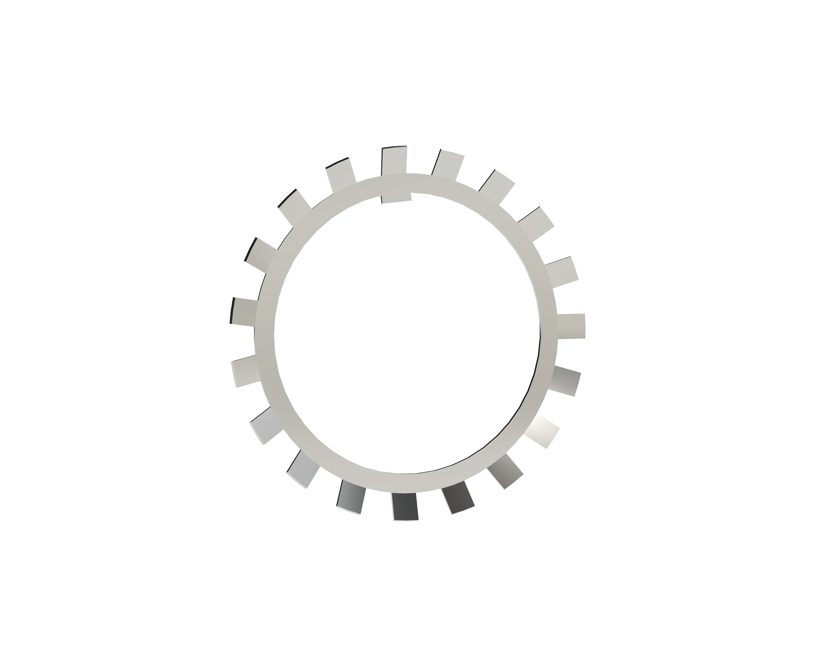 SKF MB7 Lock Washer - 35 mm ID, 57 mm OD, 1.25 mm Width