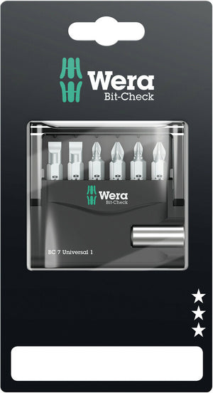 Wera Bit-Check 7 Universal 1 SB 05073406001