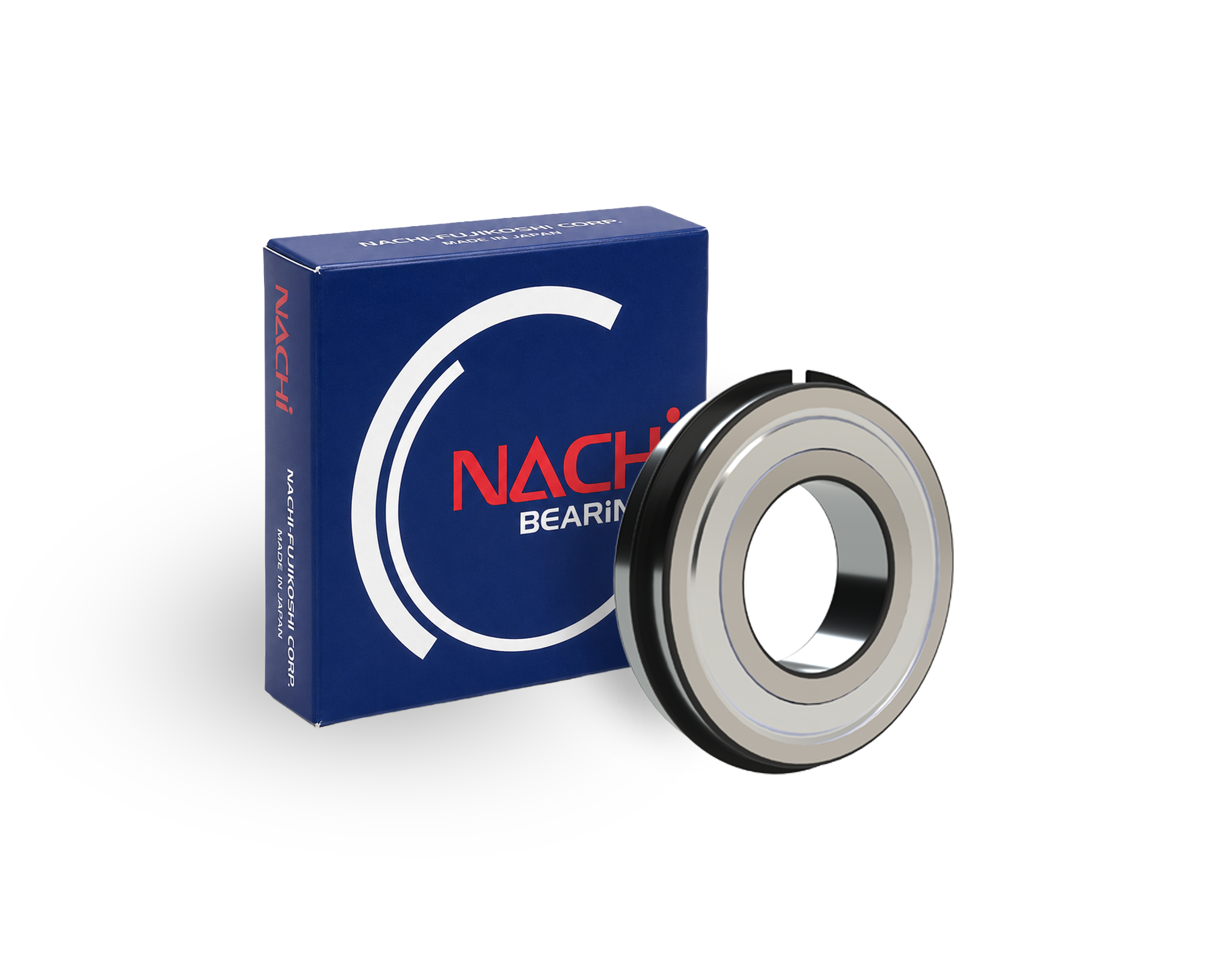 Nachi 6013 ZZENR Deep Groove Ball Bearing - 65 mm ID, 100 mm OD, 18 mm Width