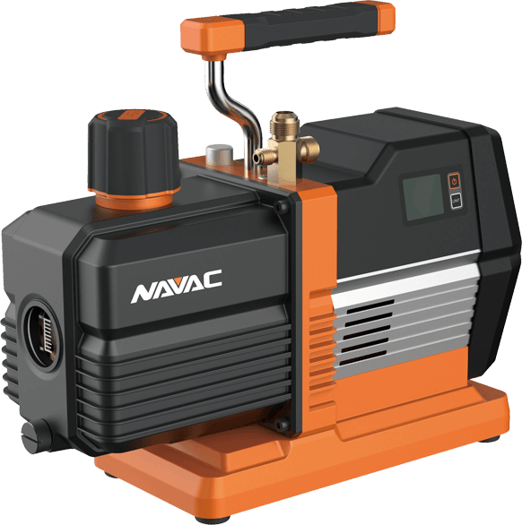 NAVAC NRP6Di - Smart Vacuum Pump, Brushless DC Pumps with Smart Control, 6 CFM, 15 Micron, 3/4 HP