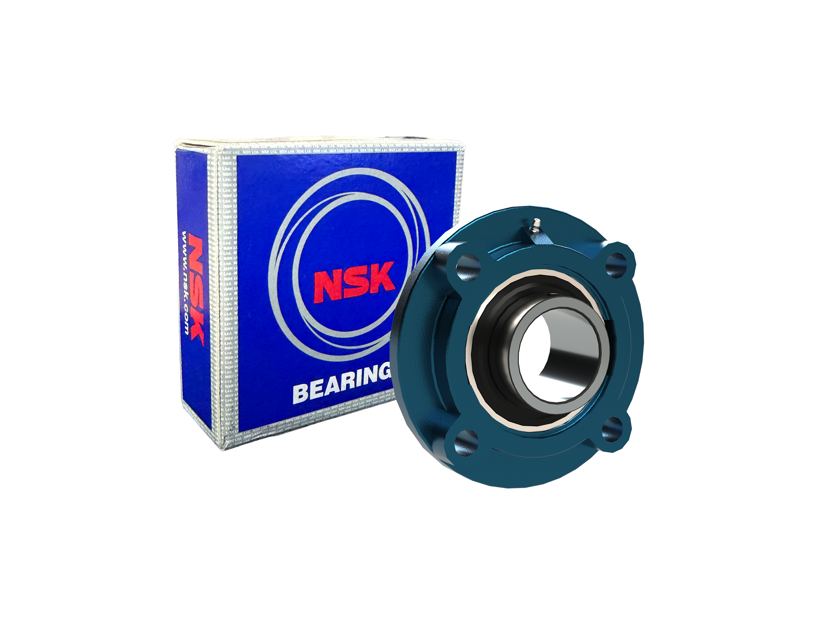 NSK UCF209 Flanged Housing Unit - 45 mm ID