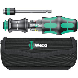 Wera Kraftform Kompakt 25 with pouch, 7 pieces Screwdriver (4013288098931) - Apollo Industries 