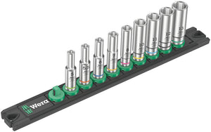 Wera Magnetic socket rail A Deep 1 socket set, 1/4" drive 05005410001