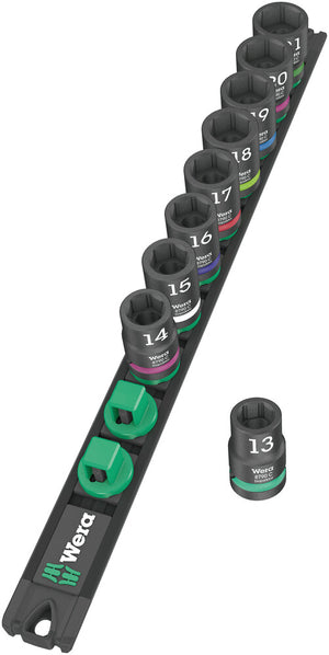 Wera Magnetic socket rail C Impaktor 1 socket set, 1/2" drive 05005490001