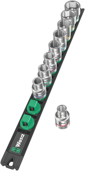 Wera Magnetic socket rail C Imperial 1 Zyklop socket set, 1/2" drive, imperial 05005480001