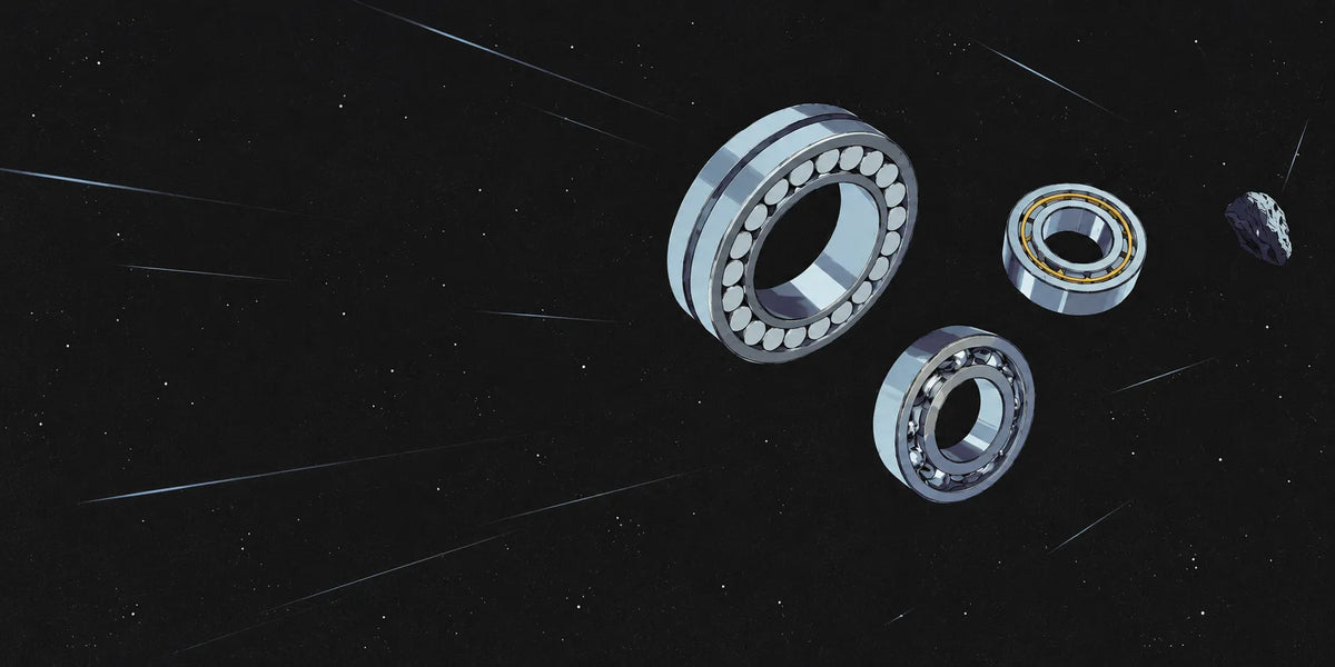Industrial ball bearings from Timken, SKF, NSK, Koyo and Nachi