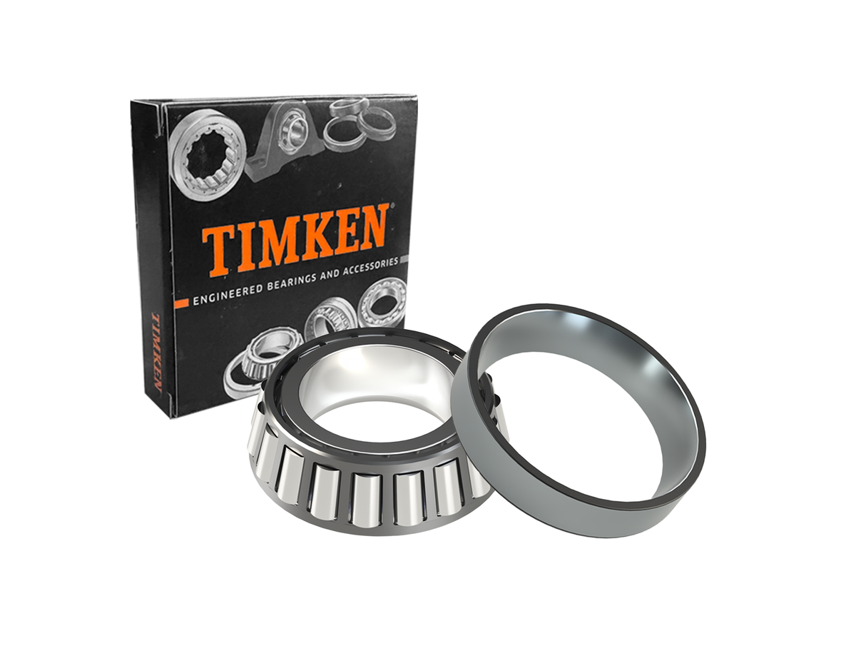 Timken SET424 900SA Single Row Tapered Roller Bearing Assembly, Imperial Series, 2.2500in Bore, 4.8750in OD, 1.5000in Width, Open, Cylindrical Bore, Steel Cage, Precision ABMA Class 2.
