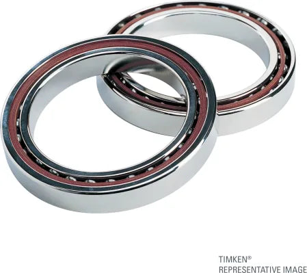 Timken (Fafnir) 2MM210WI DUM Duplex Super Precision Angular Contact Ball Bearing, Metric Series, 50mm Bore, 90mm OD, 40mm Width, Open, Cylindrical Bore, Phenolic Cage, 15° Contact Angle, ABEC Class 7/9 Tolerance.