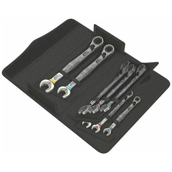 Wera 6001 Joker Switch 8 Imperial Set 1 Set of ratcheting combination wrenches, Imperial, 8 pieces (05020093001) - Apollo Industries 